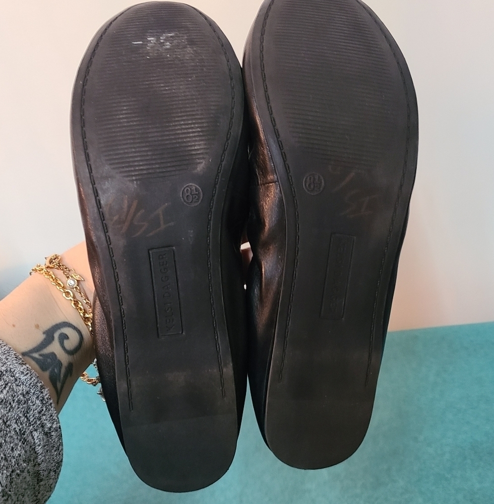 Kelsi Dagger Rhinestone Toe Ballet Flats - Picture 4 of 12